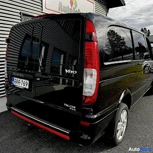 Musta Mercedes-Benz Vito 2014, takaviisto, kuva 6