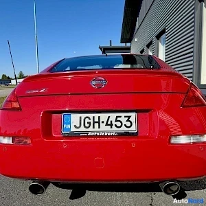 Punainen Nissan 350Z 2005, takaa, kuva 7