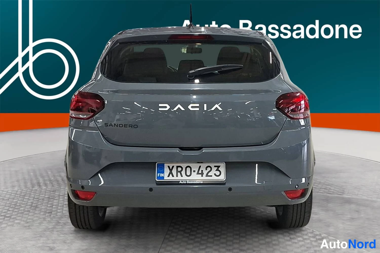 Harmaa Dacia Sandero 2023, takaa, kuva 8