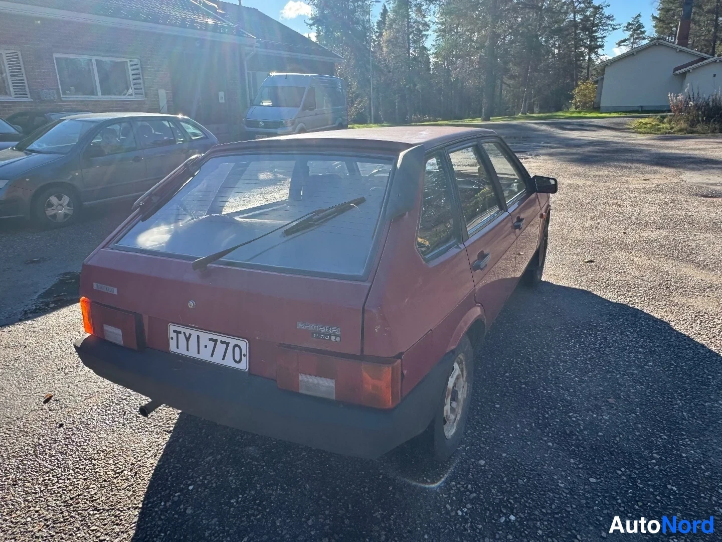Punainen Lada Samara 2000, takaviisto, kuva 6