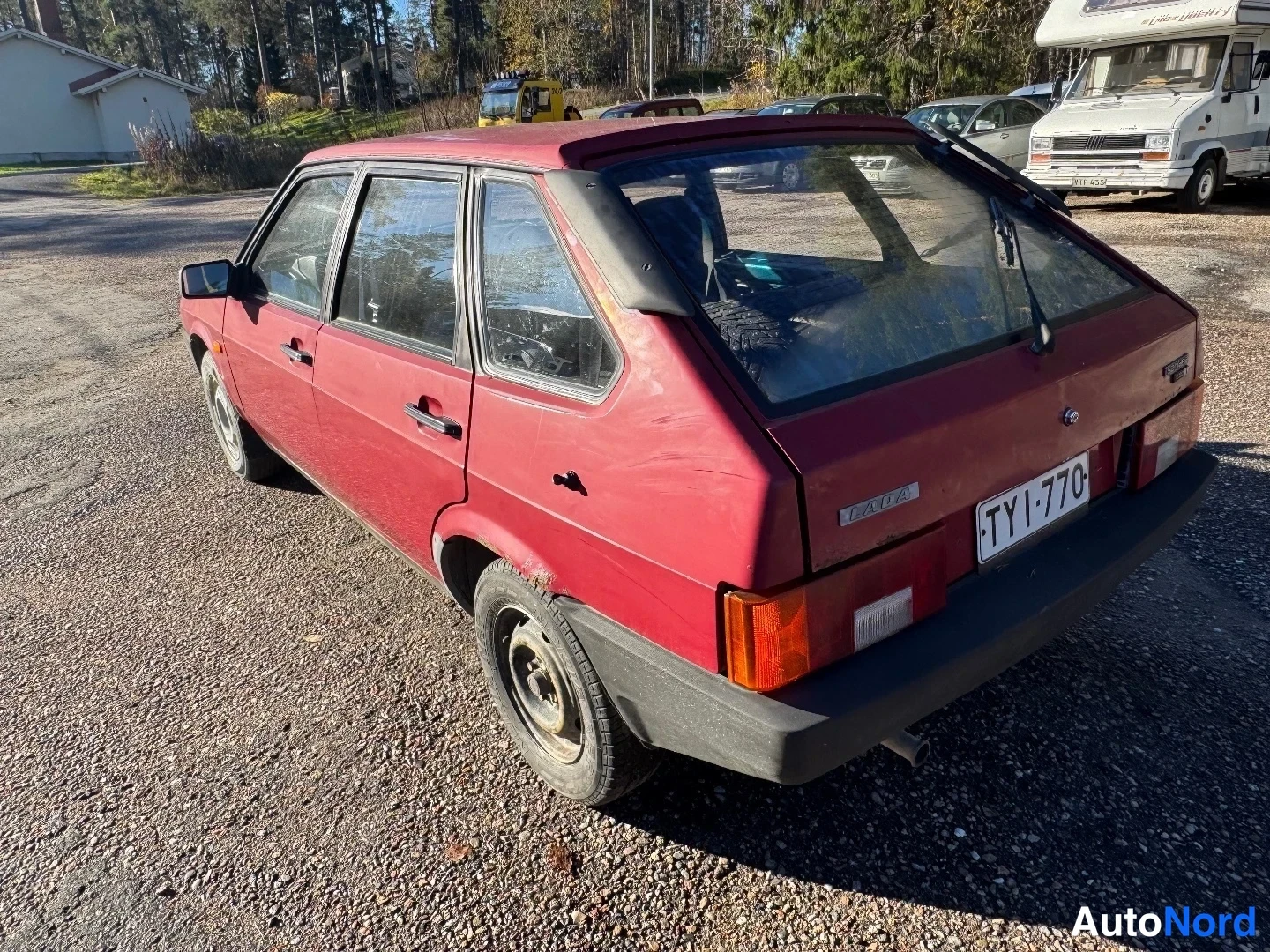 Punainen Lada Samara 2000, takaviisto, kuva 7