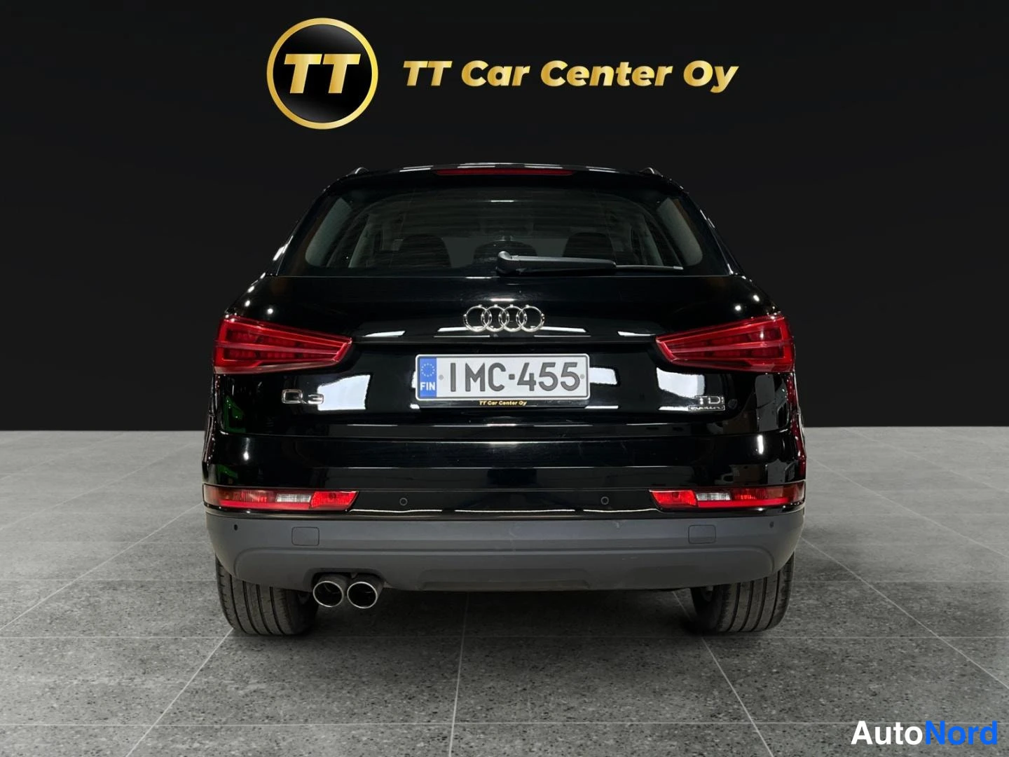 Musta Audi Q3 2015, takaa, kuva 8