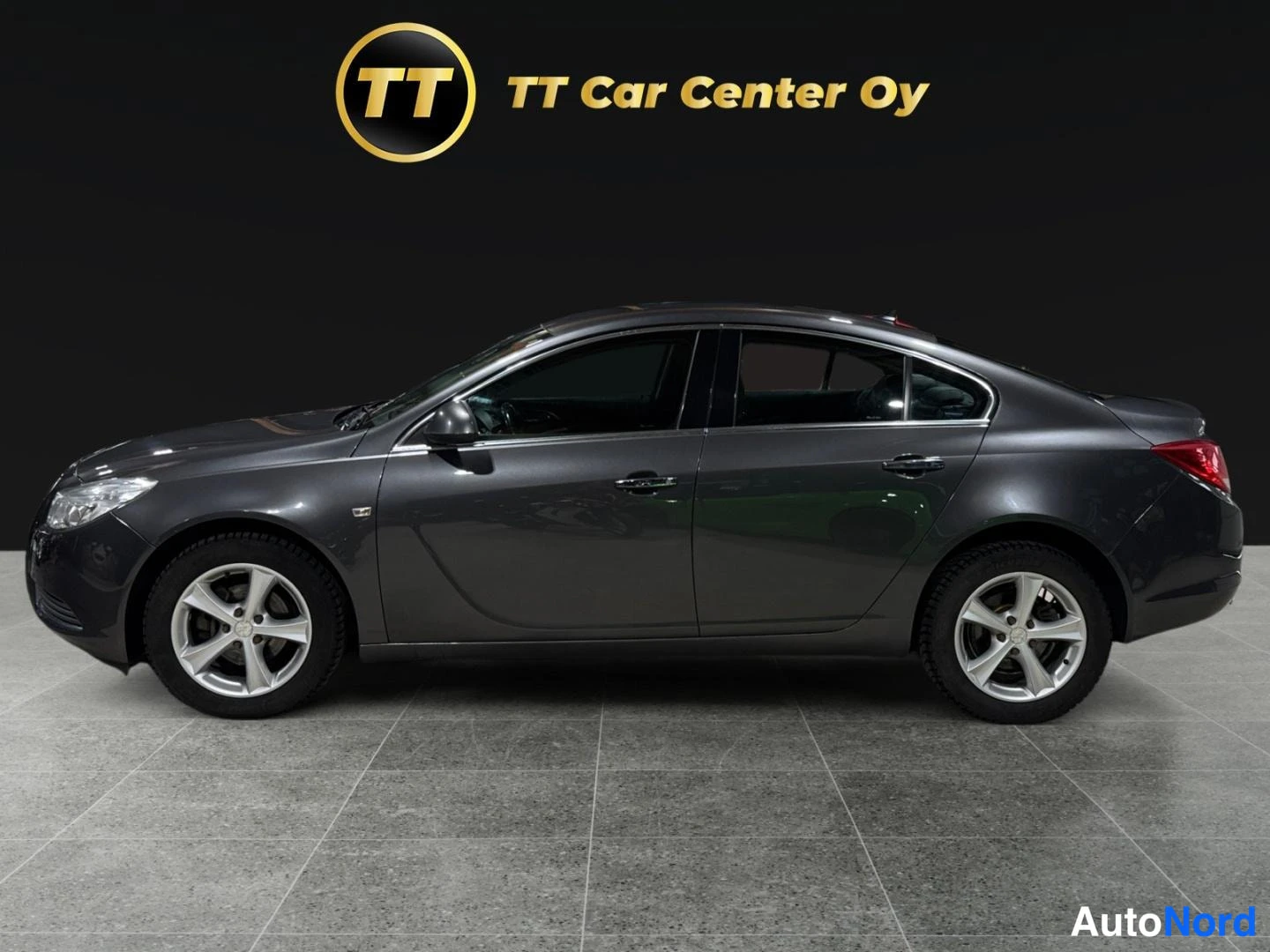 Harmaa Opel Insignia 2009, sivulta, kuva 4