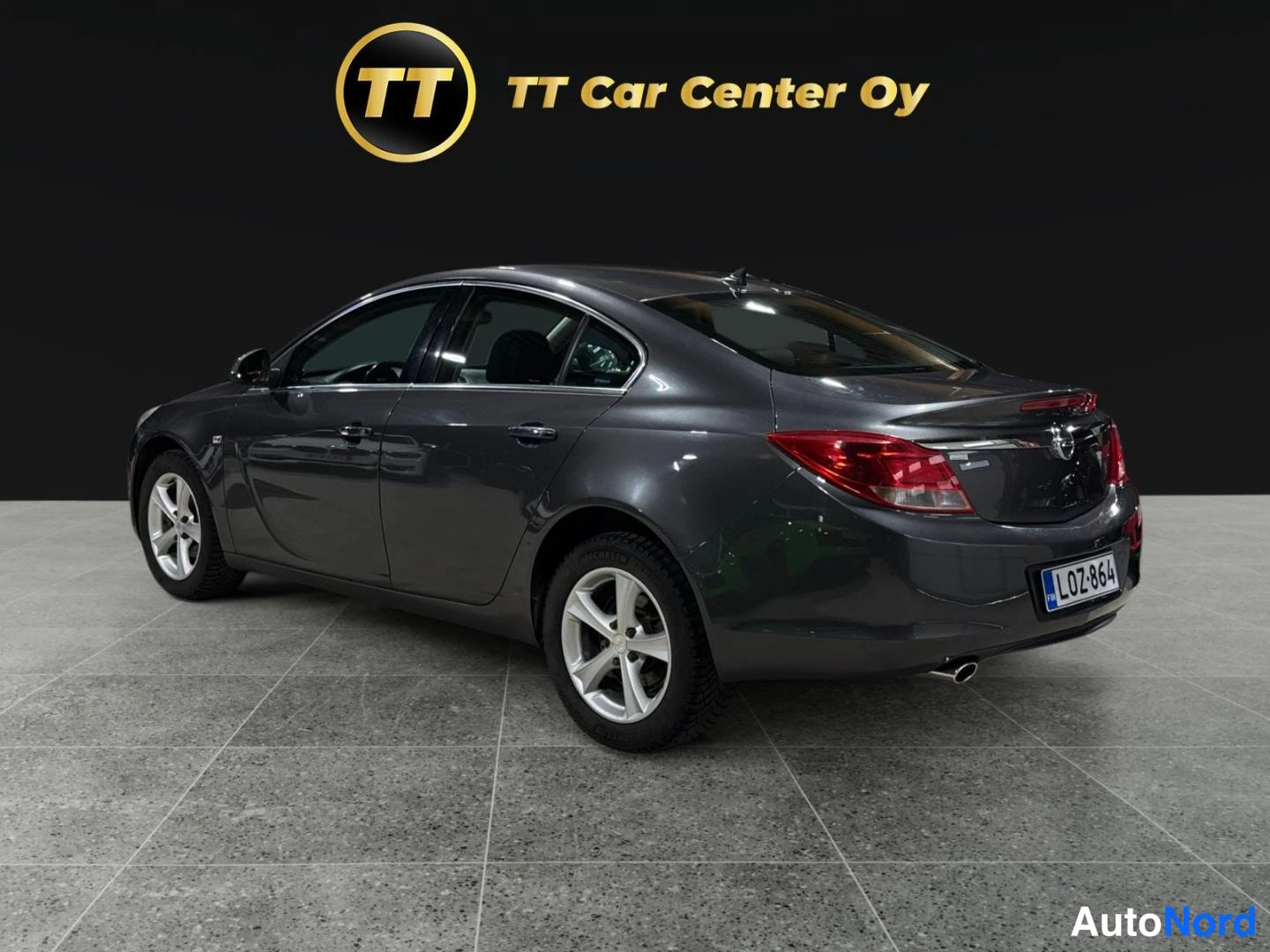 Harmaa Opel Insignia 2009, takaviisto, kuva 6