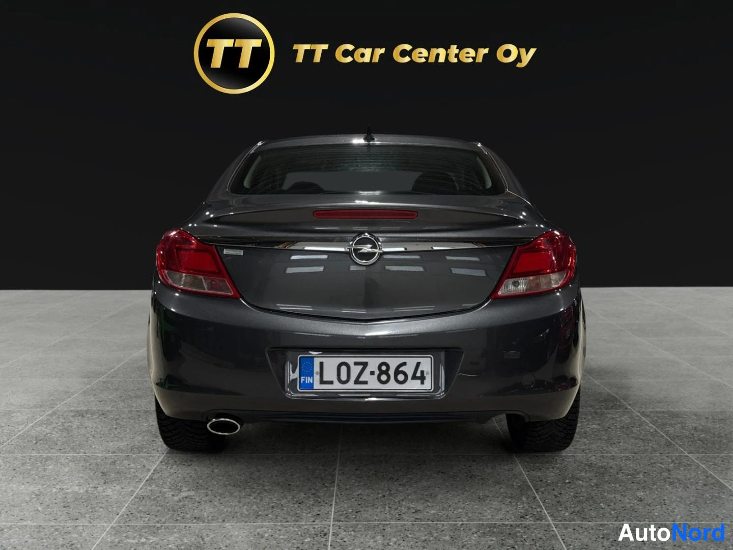 Harmaa Opel Insignia 2009, takaa, kuva 8
