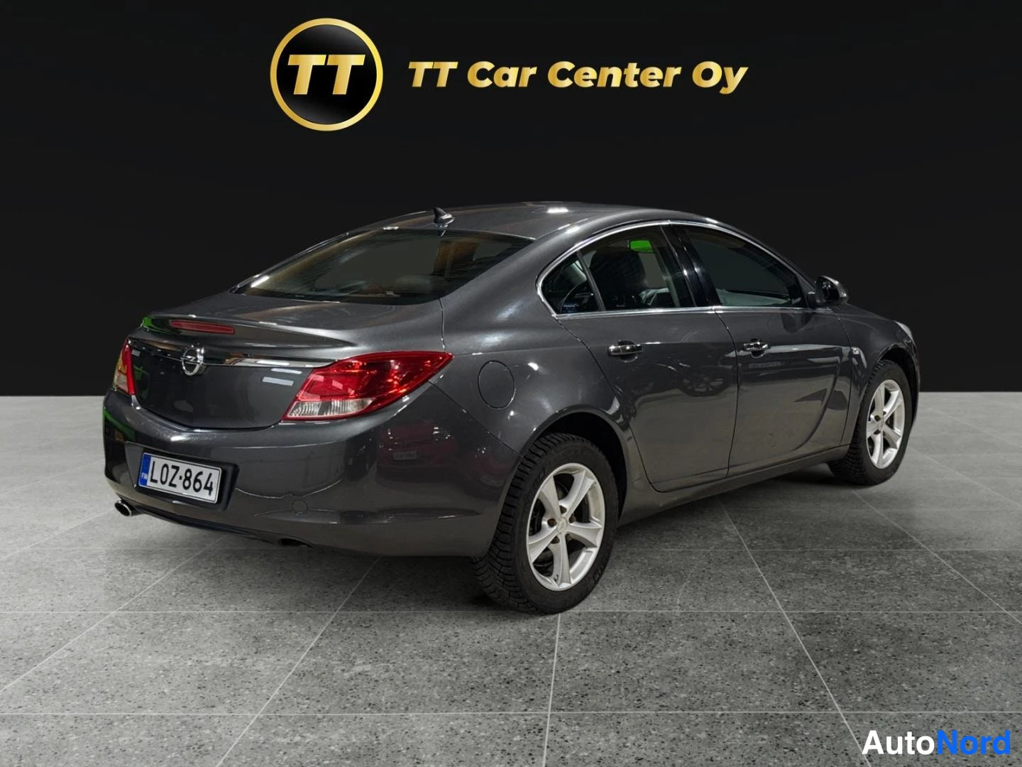 Harmaa Opel Insignia 2009, takaviisto, kuva 7
