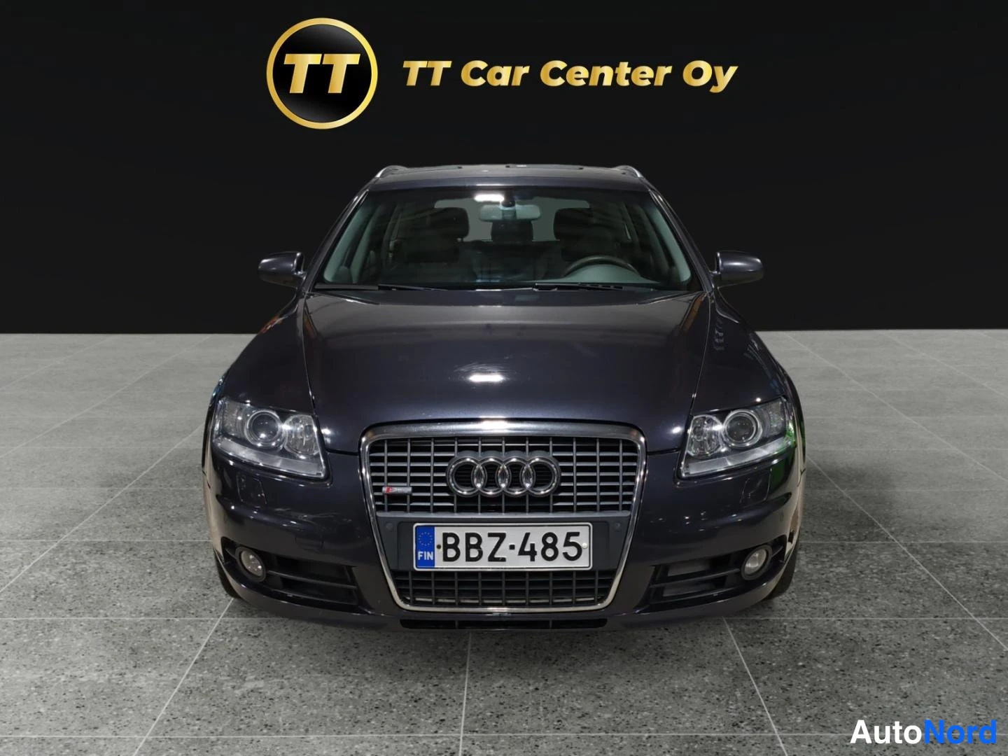 Sininen Audi A6 2008, edestä, kuva 3