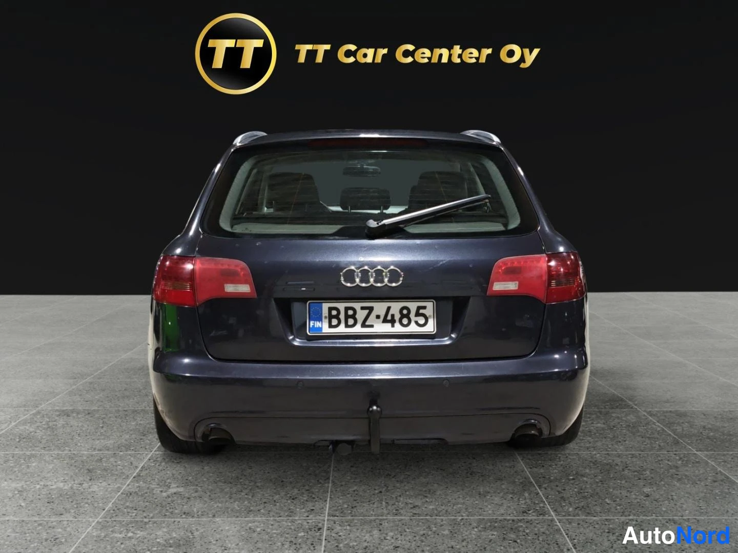 Sininen Audi A6 2008, takaa, kuva 8