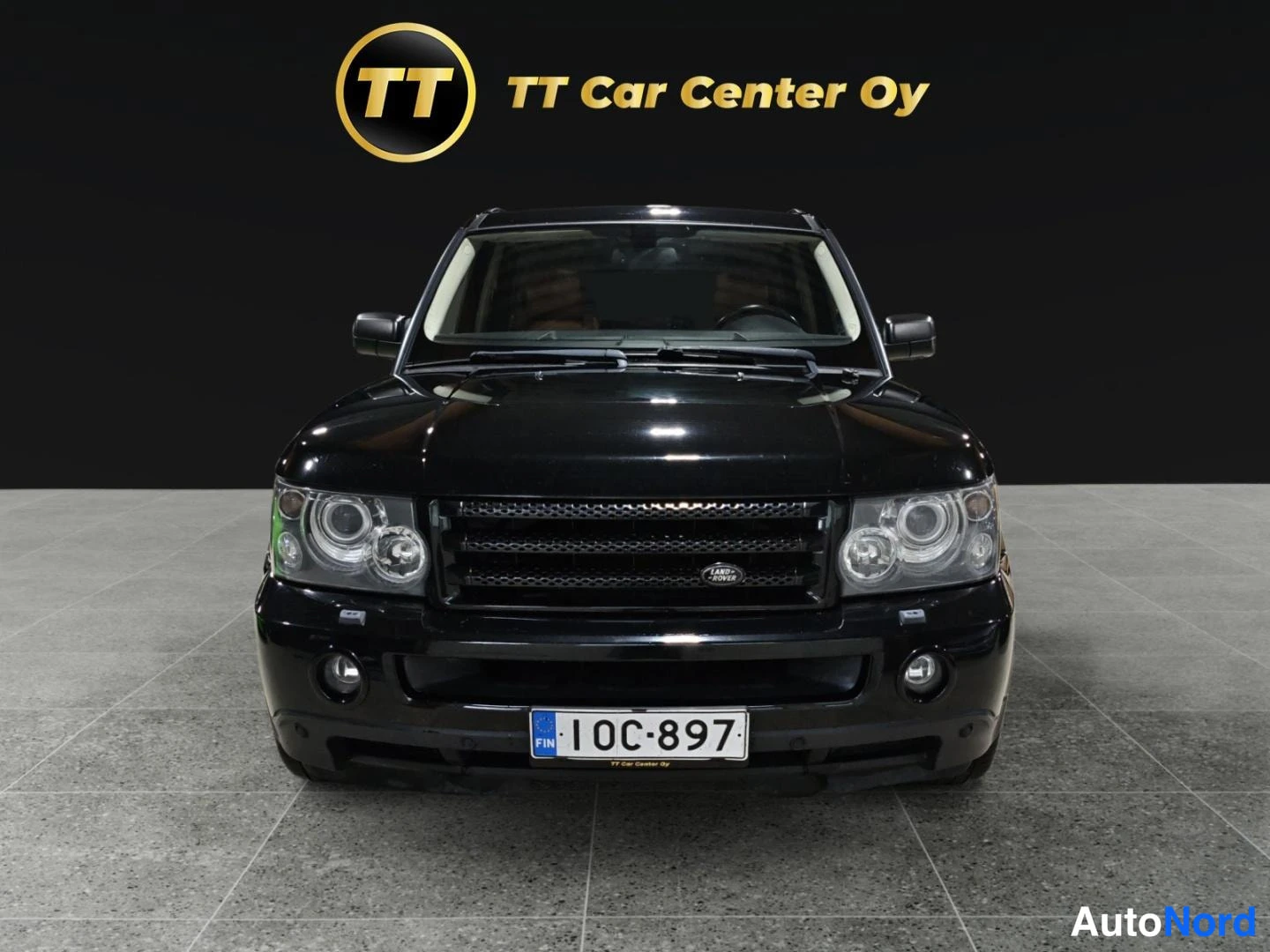 Musta Land Rover Range Rover Sport 2008, edestä, kuva 5