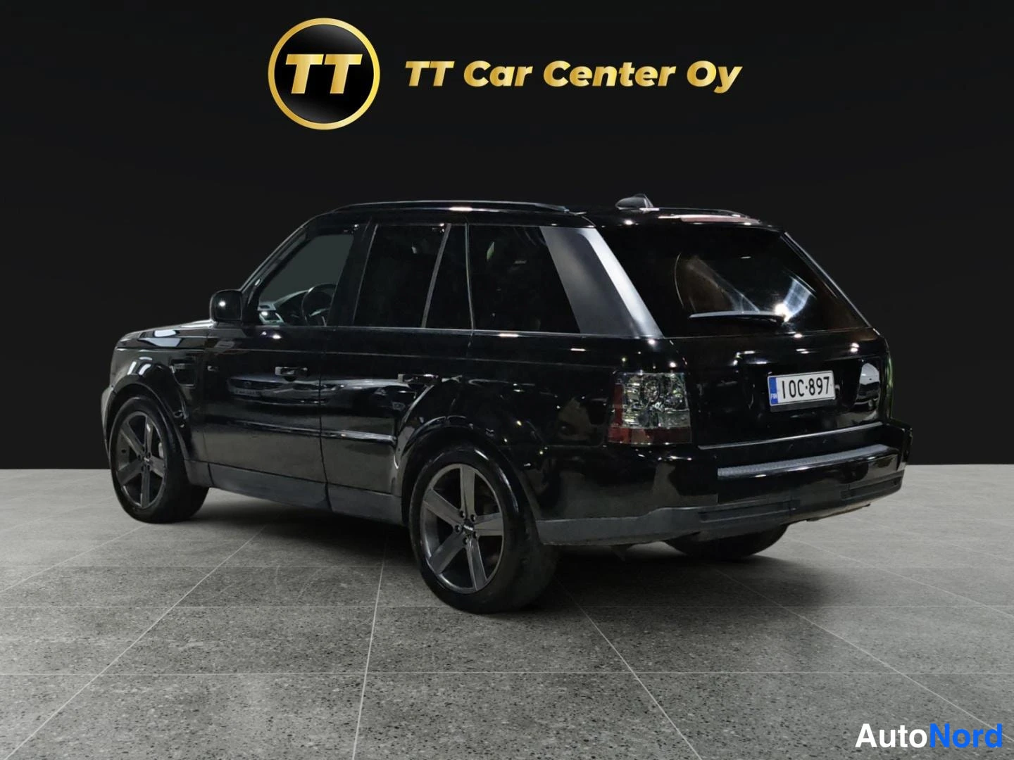 Musta Land Rover Range Rover Sport 2008, takaviisto, kuva 6