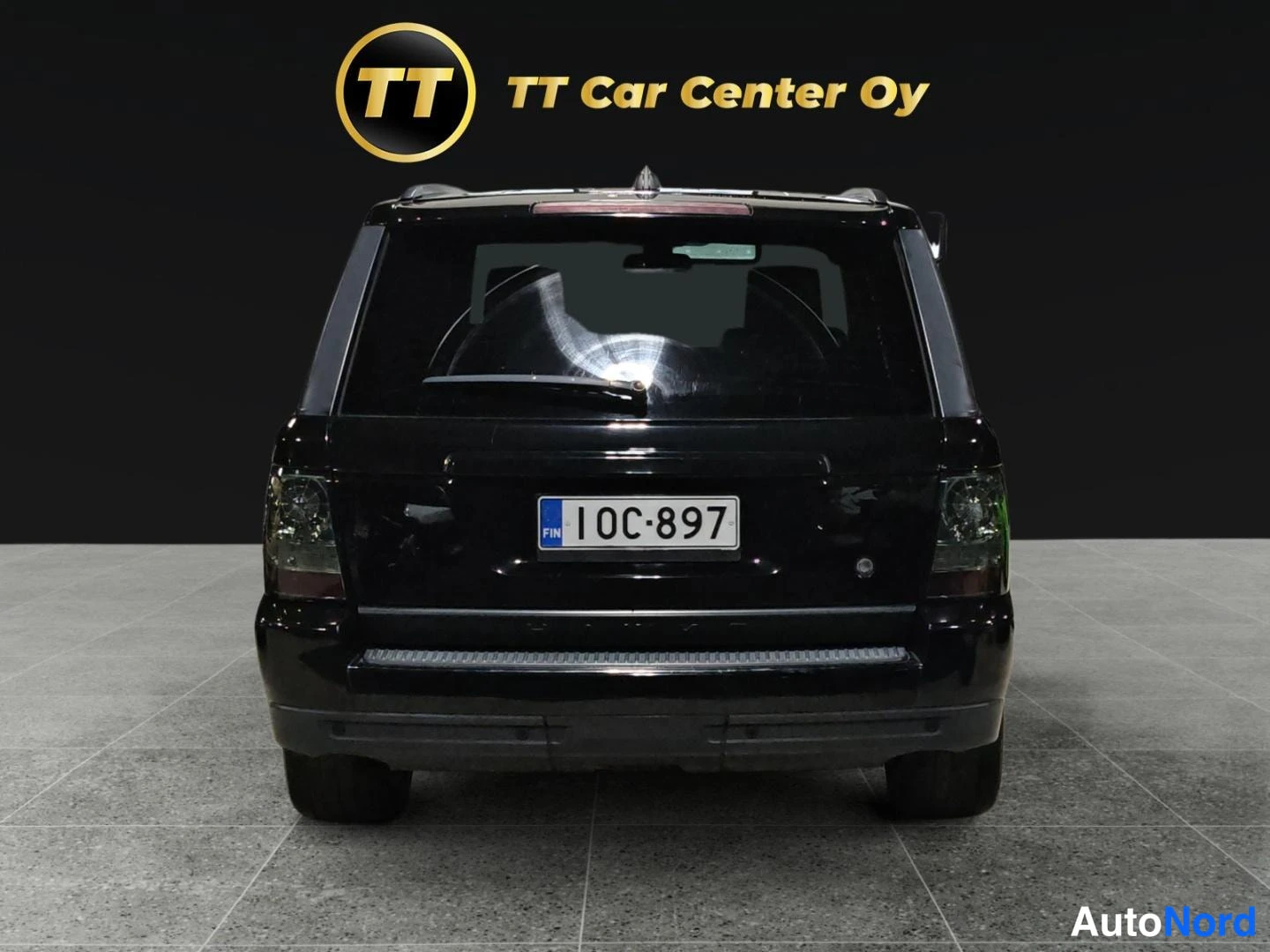 Musta Land Rover Range Rover Sport 2008, takaa, kuva 8