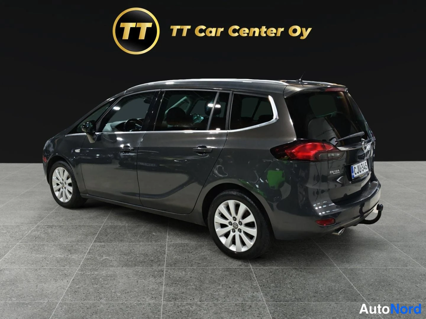 Harmaa Opel Zafira Tourer 2015, takaviisto, kuva 6