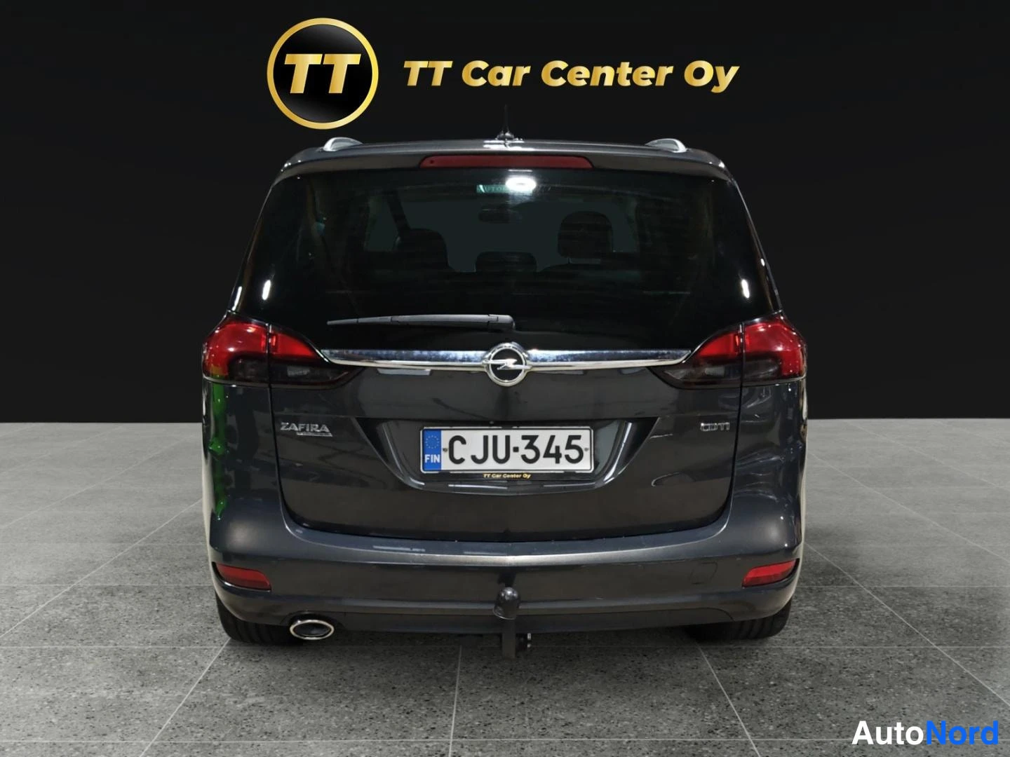 Harmaa Opel Zafira Tourer 2015, takaa, kuva 8