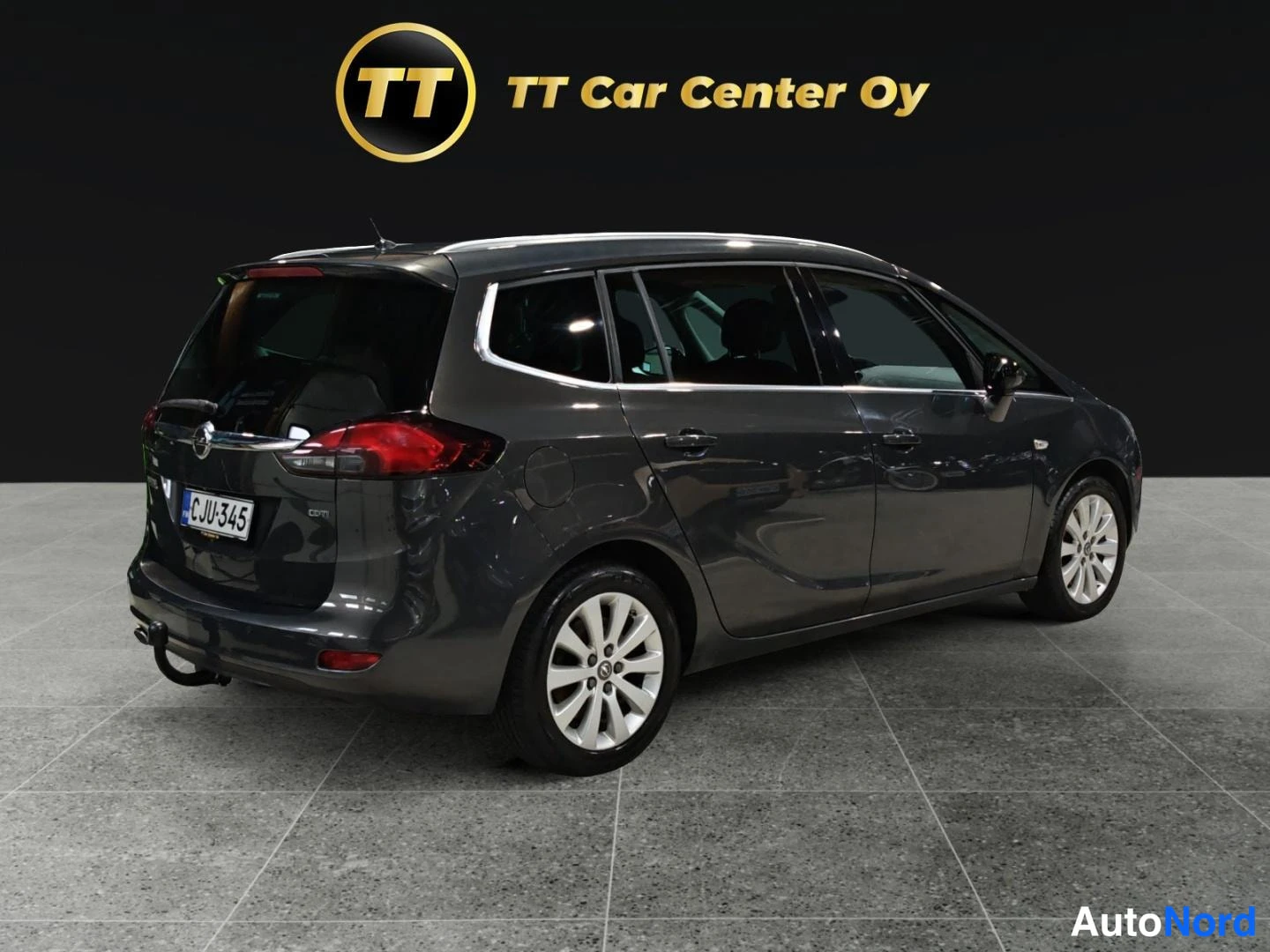 Harmaa Opel Zafira Tourer 2015, takaviisto, kuva 7