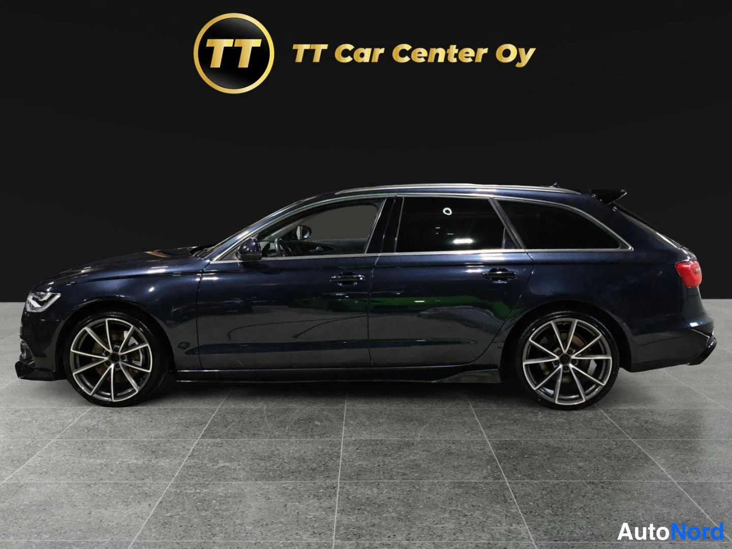 Sininen Audi A6 2012, takaviisto, kuva 7