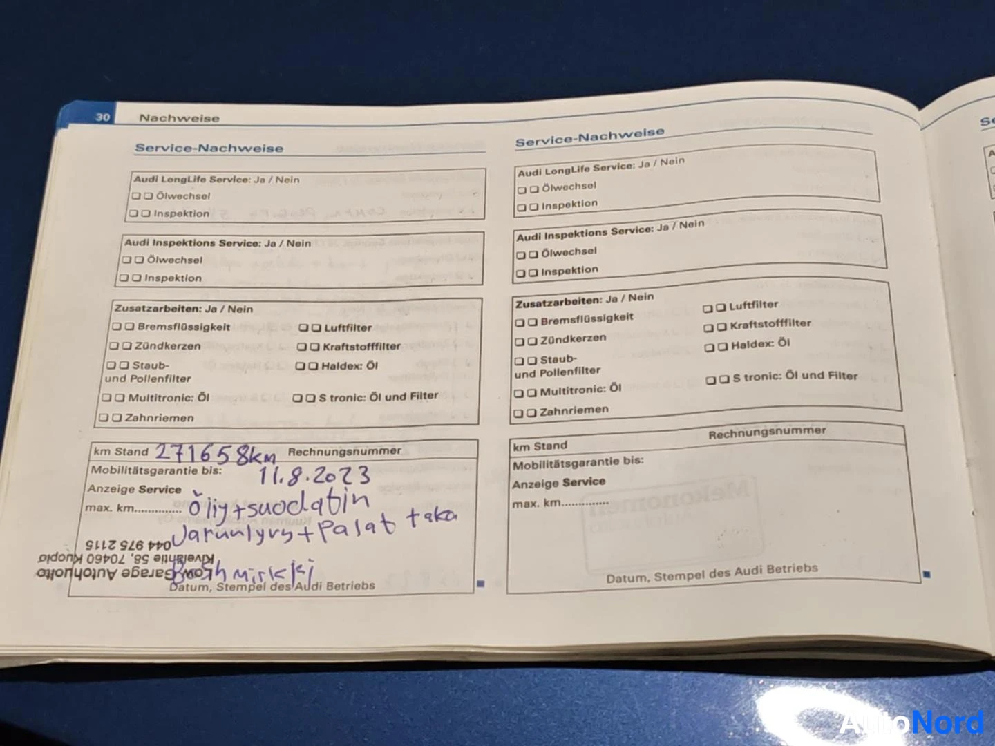 Sininen Audi A6 2007, asiakirja, kuva 24