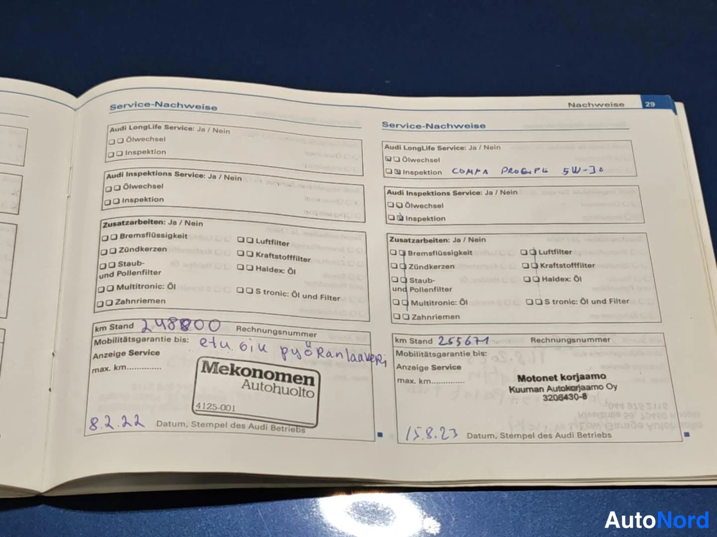 Sininen Audi A6 2007, asiakirja, kuva 28