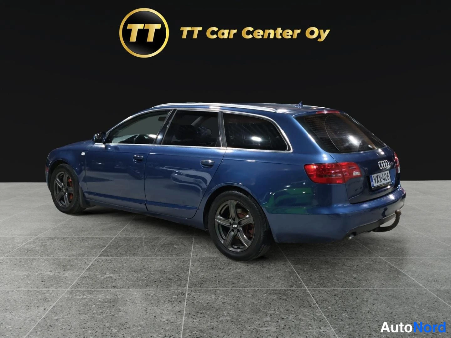 Sininen Audi A6 2007, takaviisto, kuva 6
