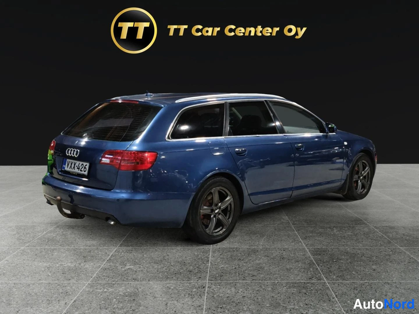 Sininen Audi A6 2007, takaviisto, kuva 7