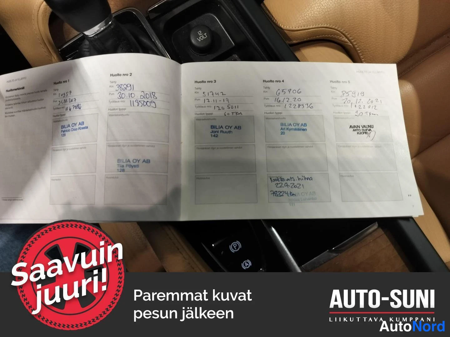Valkoinen Volvo V90 2017, asiakirja, kuva 18