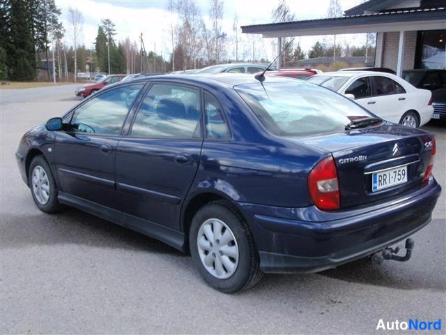 Sininen Citroen C5 2002, takaviisto, kuva 4