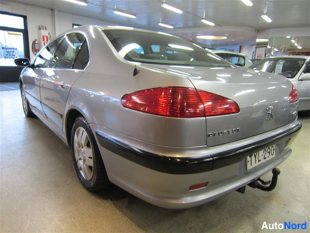 Harmaa Peugeot 607 2001, takaviisto, kuva 5