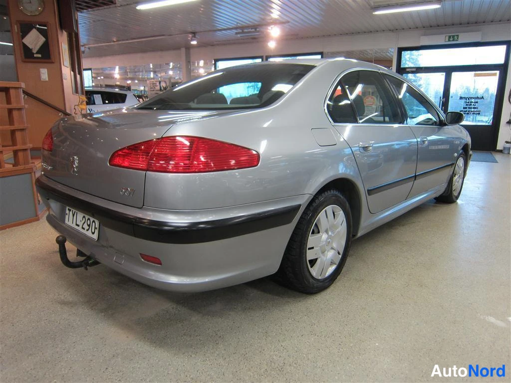 Harmaa Peugeot 607 2001, takaviisto, kuva 6