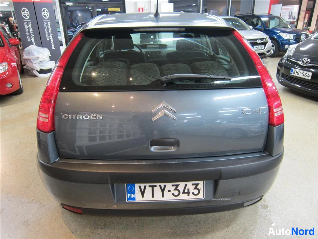 Harmaa Citroen C4 2008, takaa, kuva 5