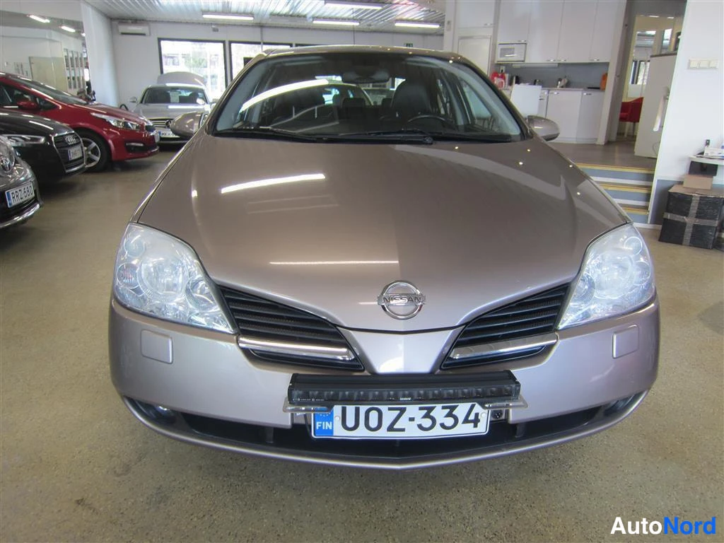 Beige Nissan Primera 2007, edestä, kuva 4