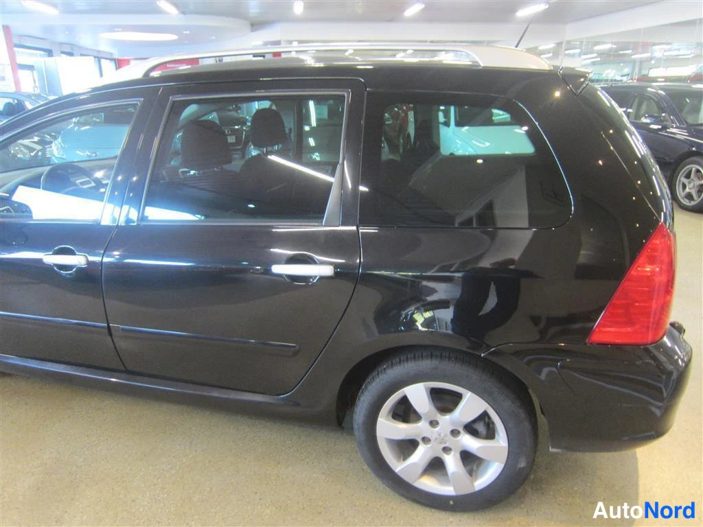 Musta Peugeot 307 2008, takaviisto, kuva 6