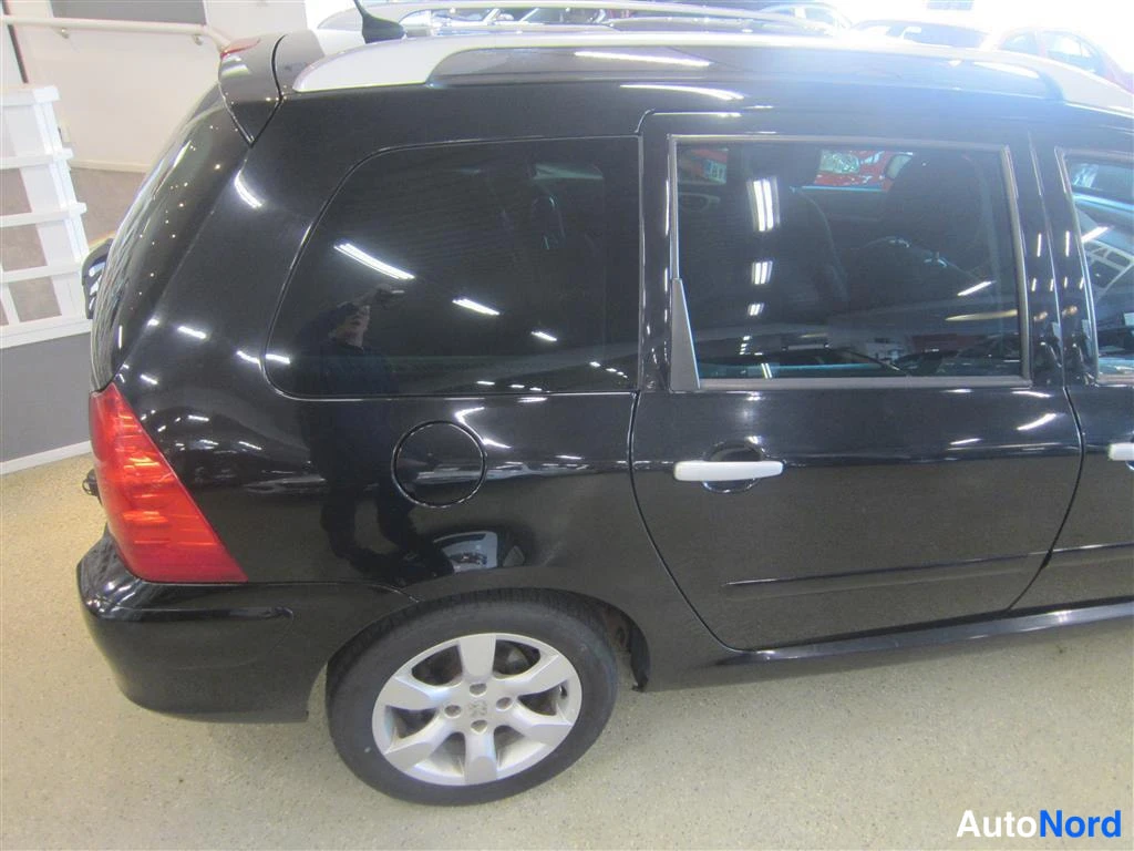 Musta Peugeot 307 2008, takaviisto, kuva 7