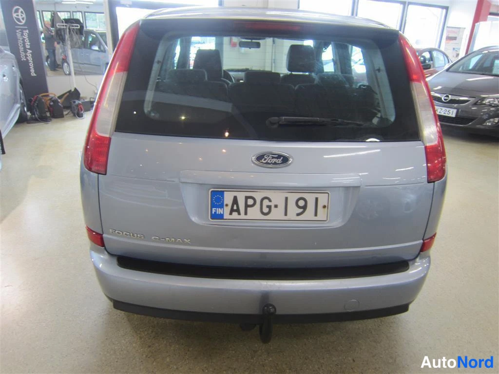 Sininen Ford Focus C-Max 2005, takaa, kuva 8