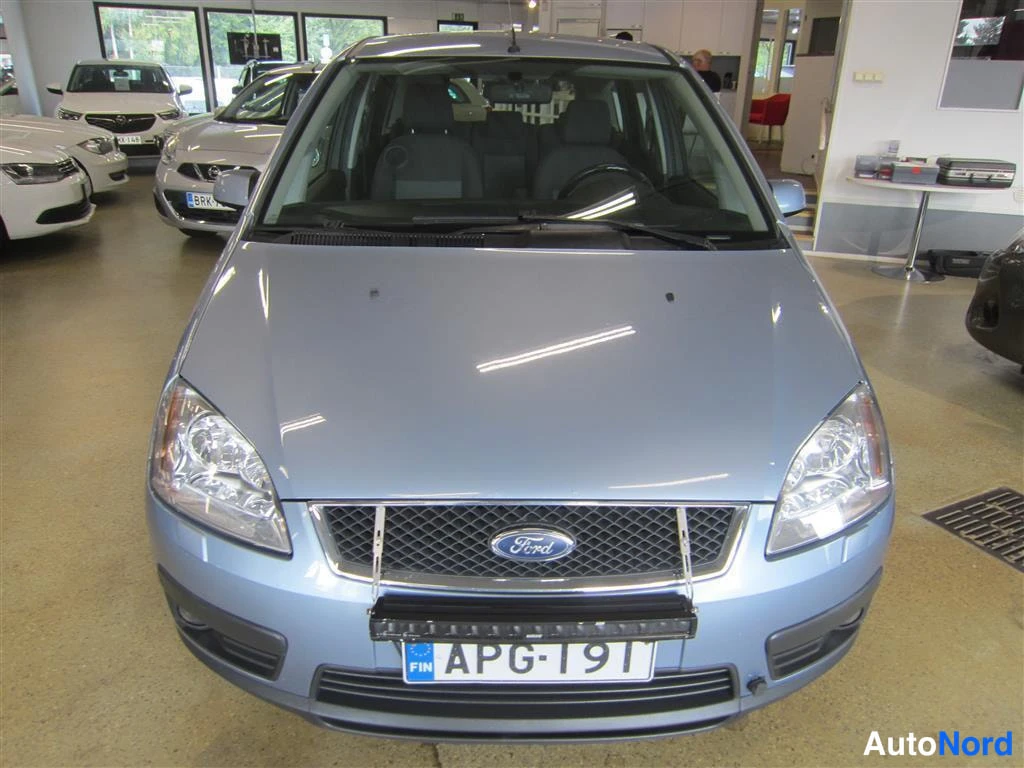 Sininen Ford Focus C-Max 2005, edestä, kuva 3