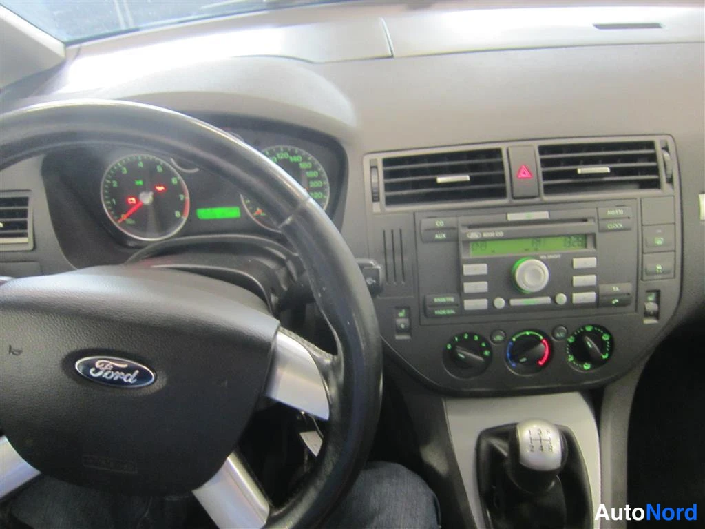 Sininen Ford Focus C-Max 2005, ohjaamo, kuva 9