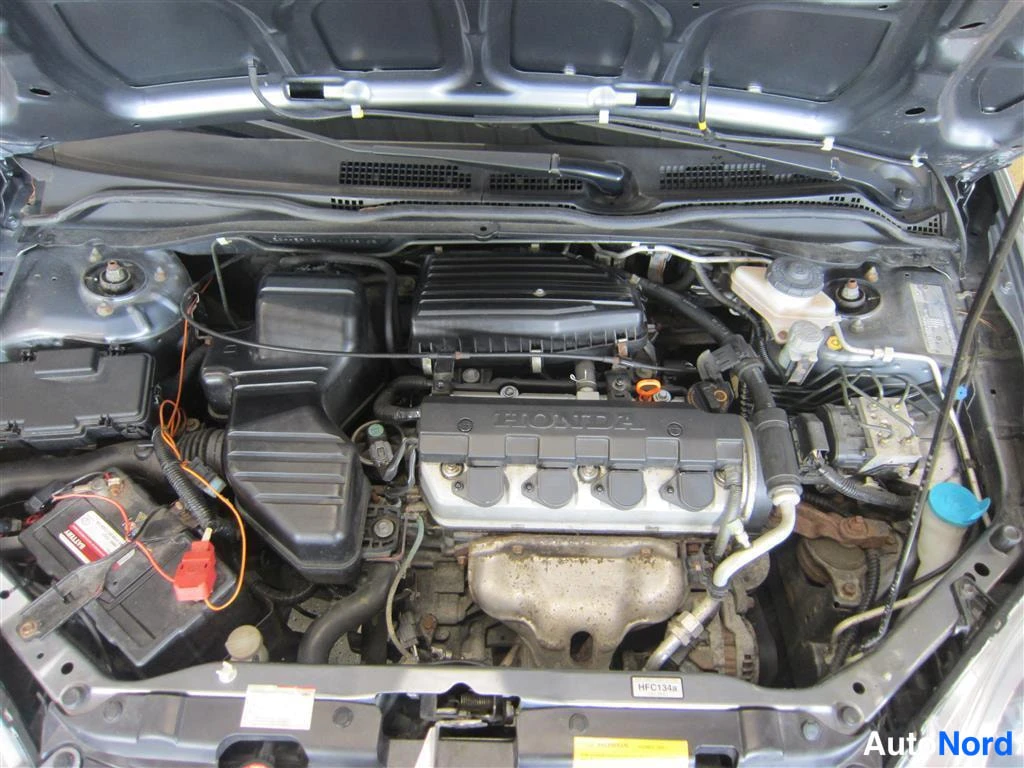 Grå Honda Civic 2004, motorrum, bild 14