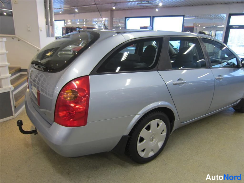 Sininen Nissan Primera 2006, takaviisto, kuva 7