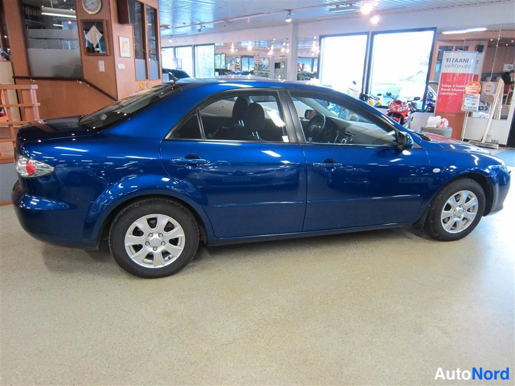 Sininen Mazda 6 2007, takaviisto, kuva 4