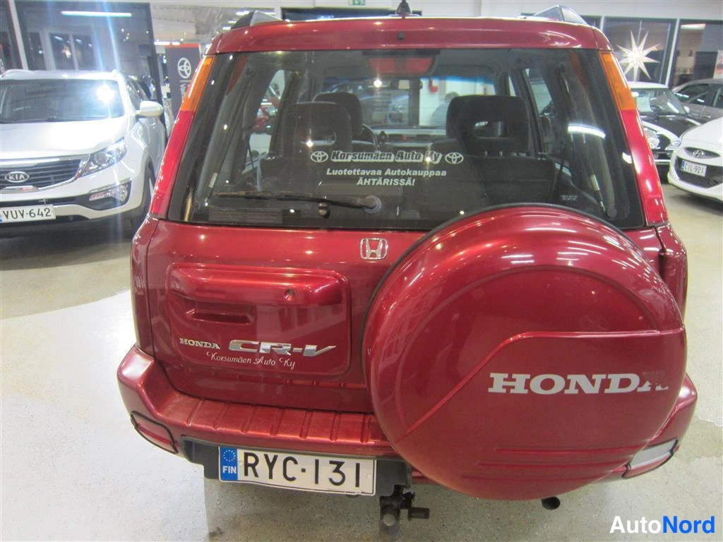 Punainen Honda CR-V 2000, takaa, kuva 7