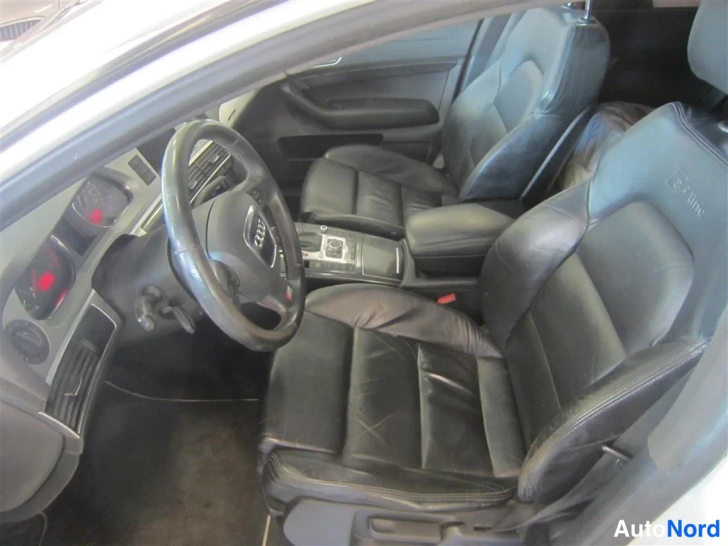 Valkoinen Audi A6 2008, etuistuimet, kuva 12