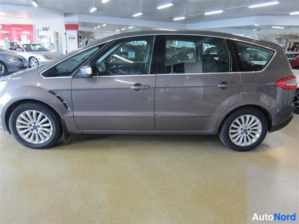 Beige Ford S-MAX 2012, takaviisto, kuva 5