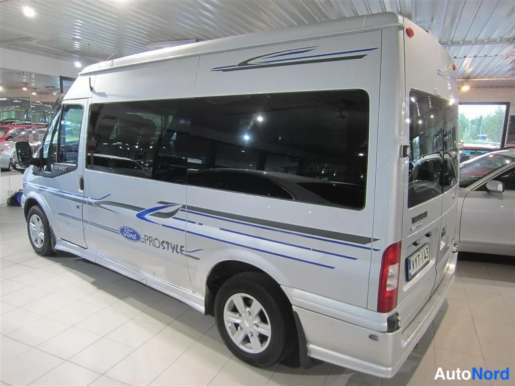 Harmaa Ford Transit 2010, takaviisto, kuva 5