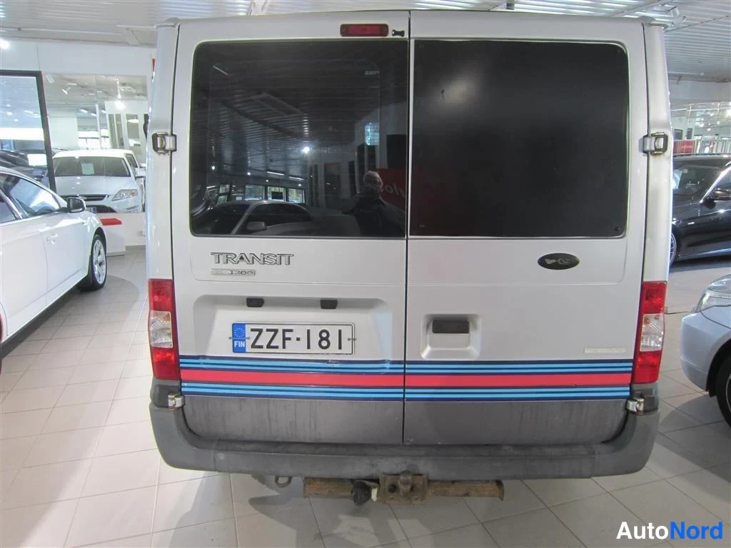 Harmaa Ford Transit 2011, takaa, kuva 8