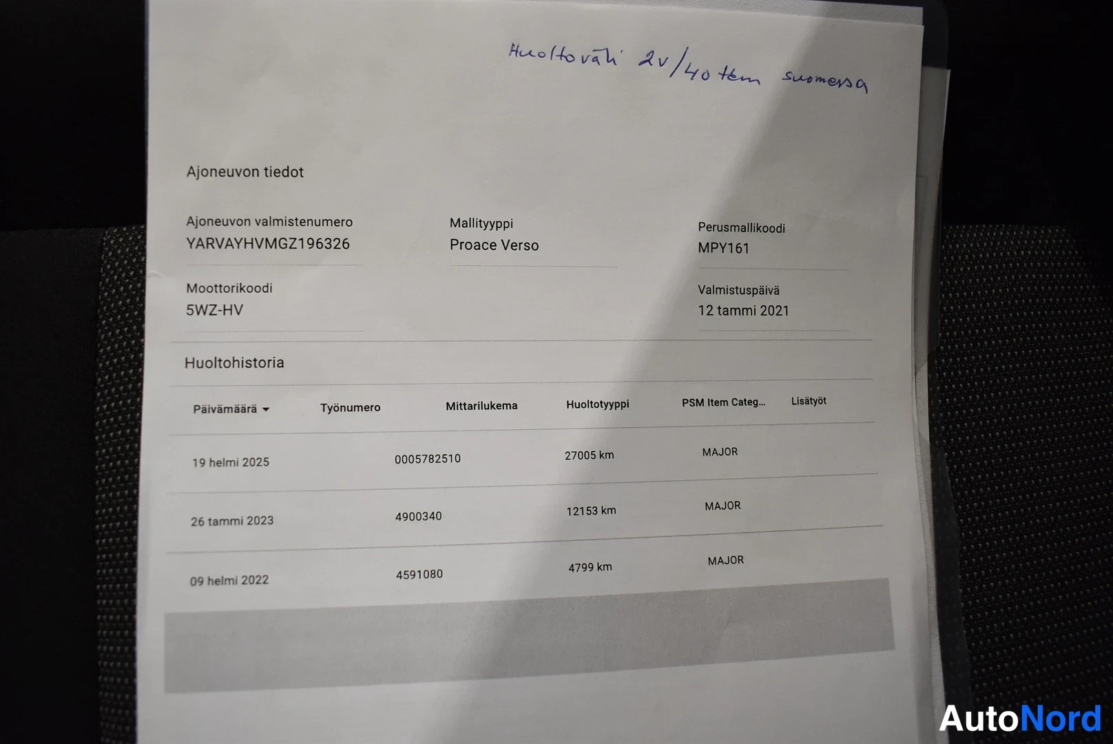 Valkoinen Toyota Proace Verso 2021, yksityiskohta, kuva 17