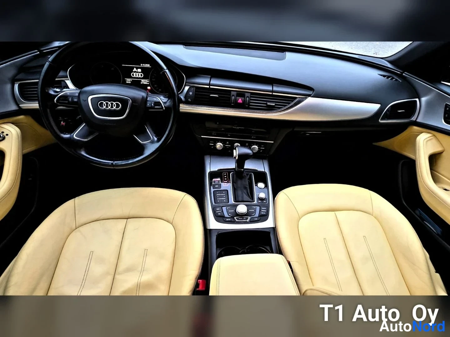 Musta Audi A6 2014, ohjaamo, kuva 18