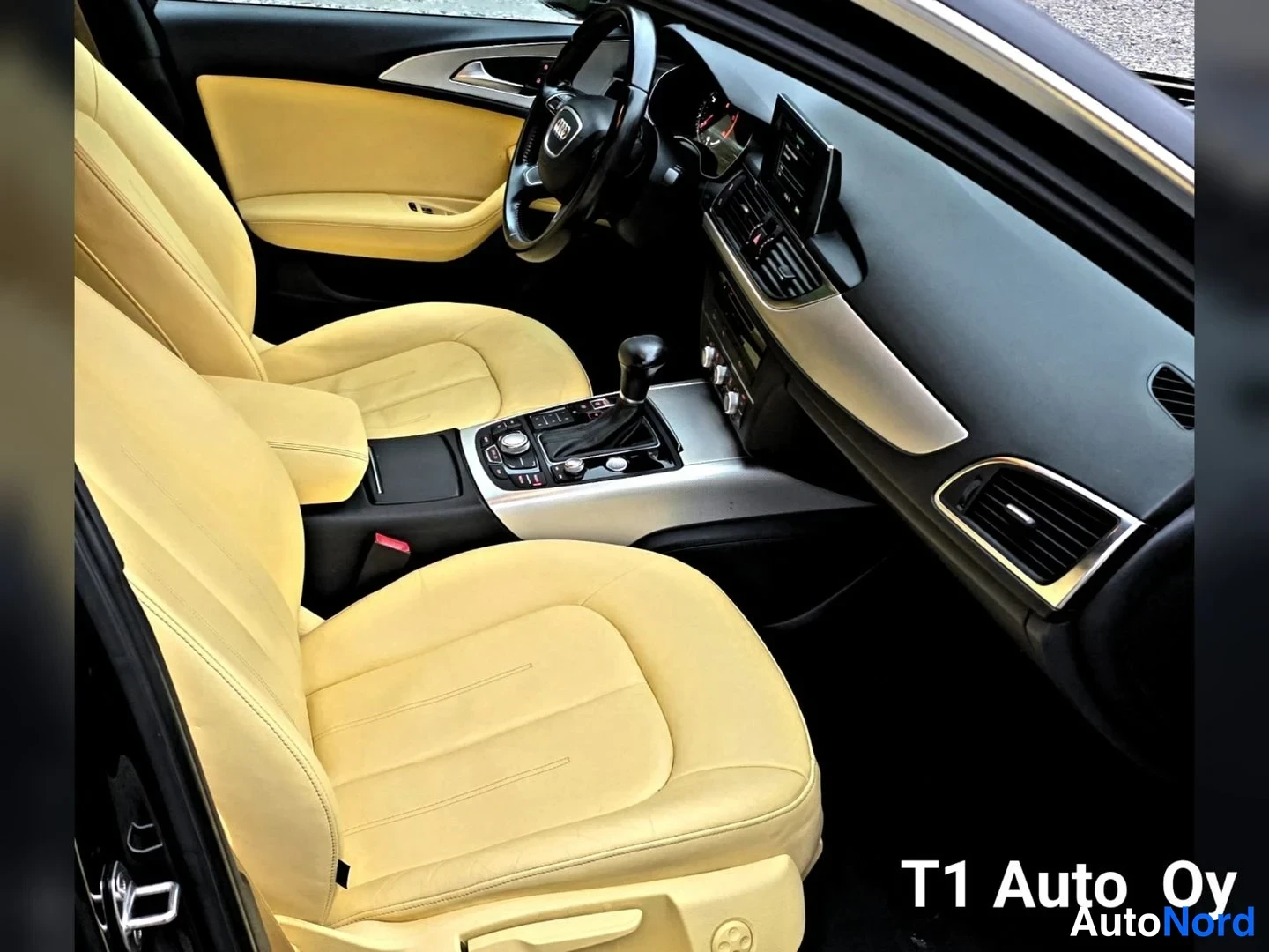 Musta Audi A6 2014, etuistuimet, kuva 20