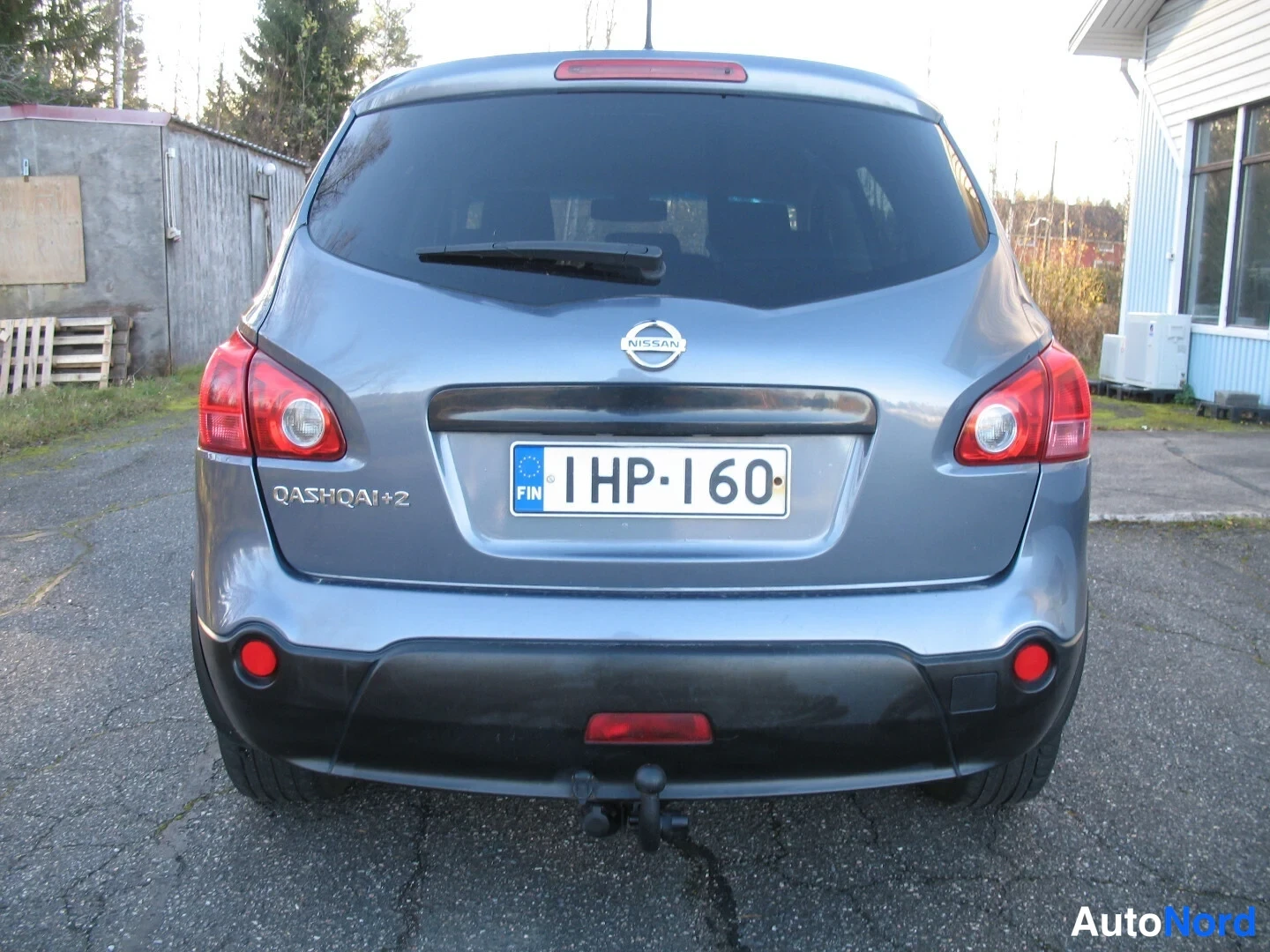 Turkoosi Nissan Qashqai+2 2009, takaa, kuva 14