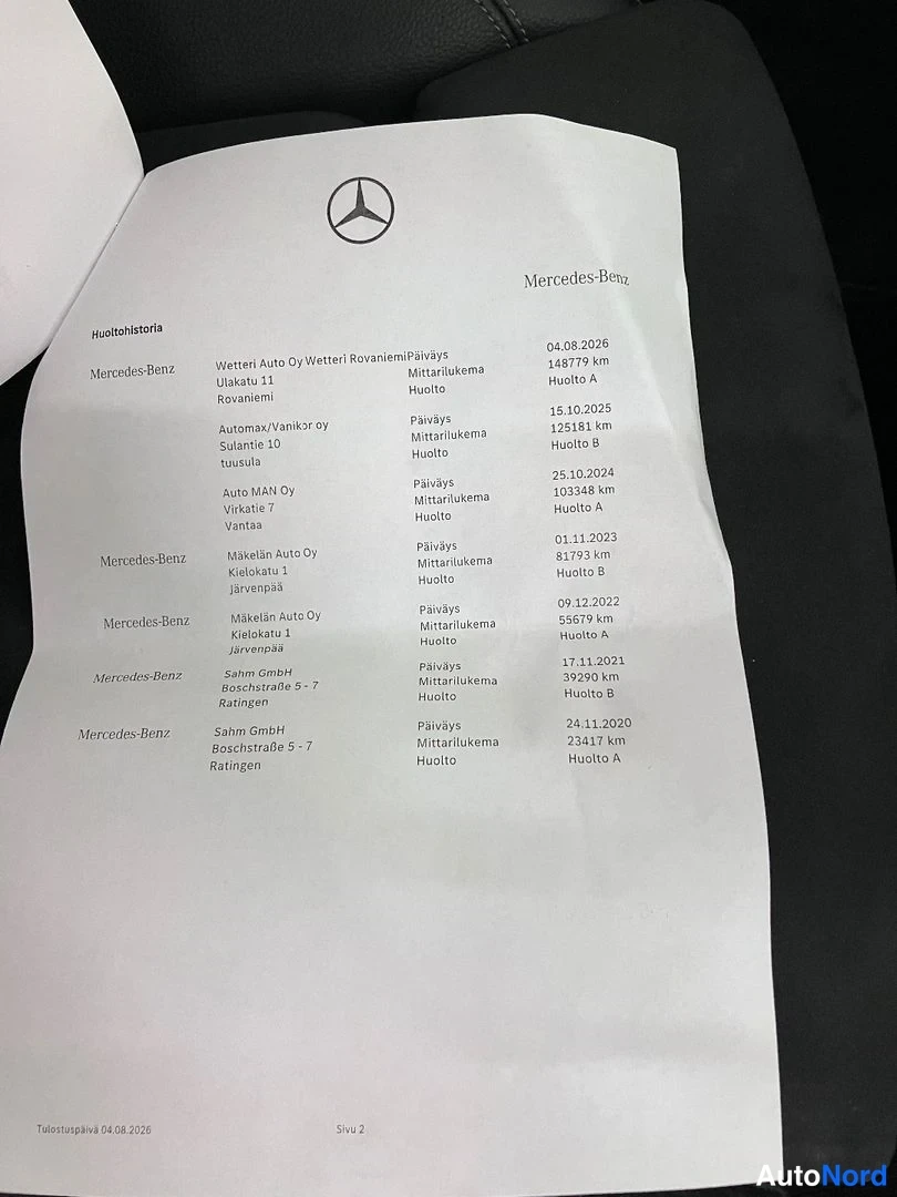 Hopea Mercedes-Benz E 300 de 2020, asiakirja, kuva 15