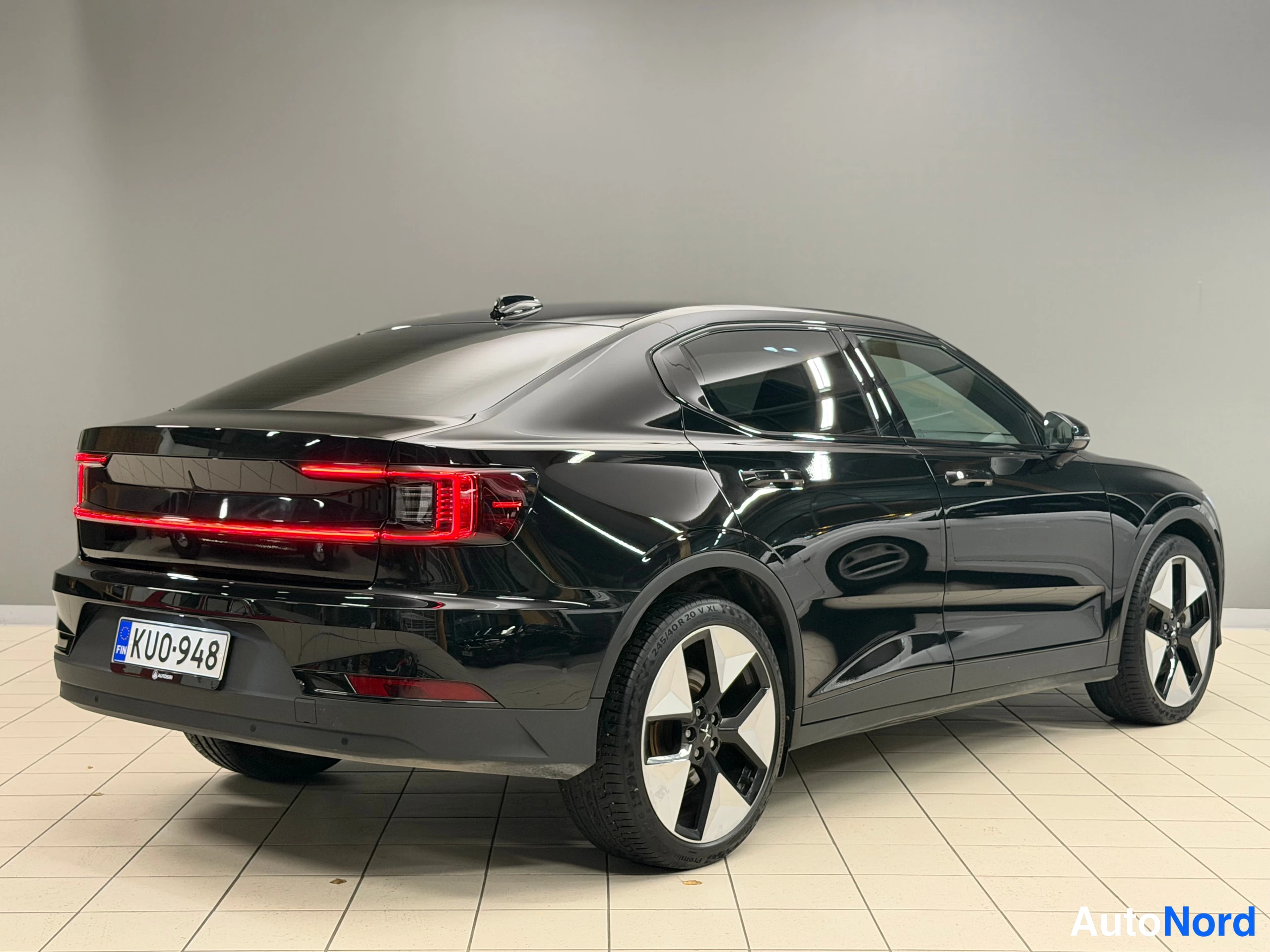 Black Polestar 2 2023, rear three-quarter, photo 15