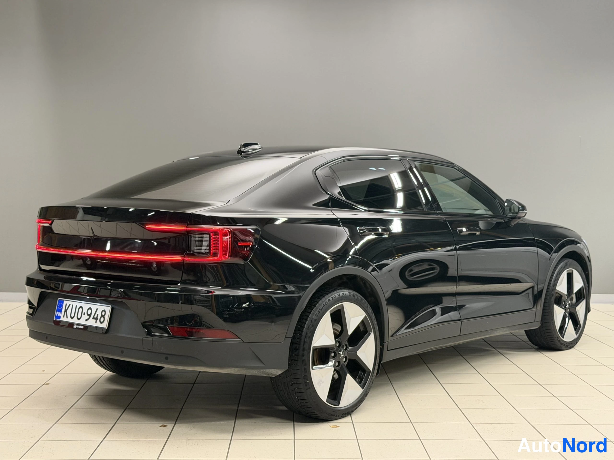 Black Polestar 2 2023, rear three-quarter, photo 16