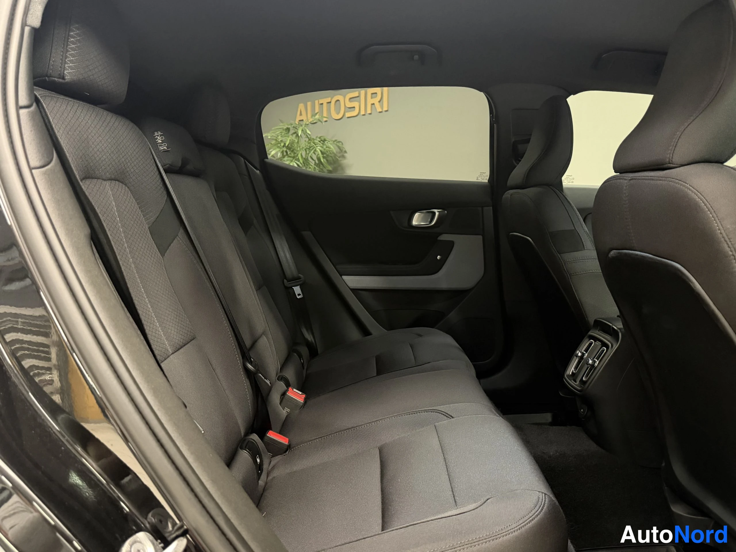 Black Polestar 2 2023, rear seats, photo 34